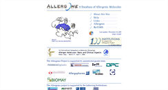 Desktop Screenshot of 2005.allergome.org