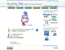 Tablet Screenshot of 2006.allergome.org